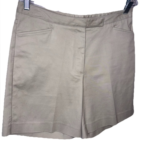NEW Cutter & Buck Khaki Tailored Shorts – Size 8 (NWT) - Picture 1 of 2